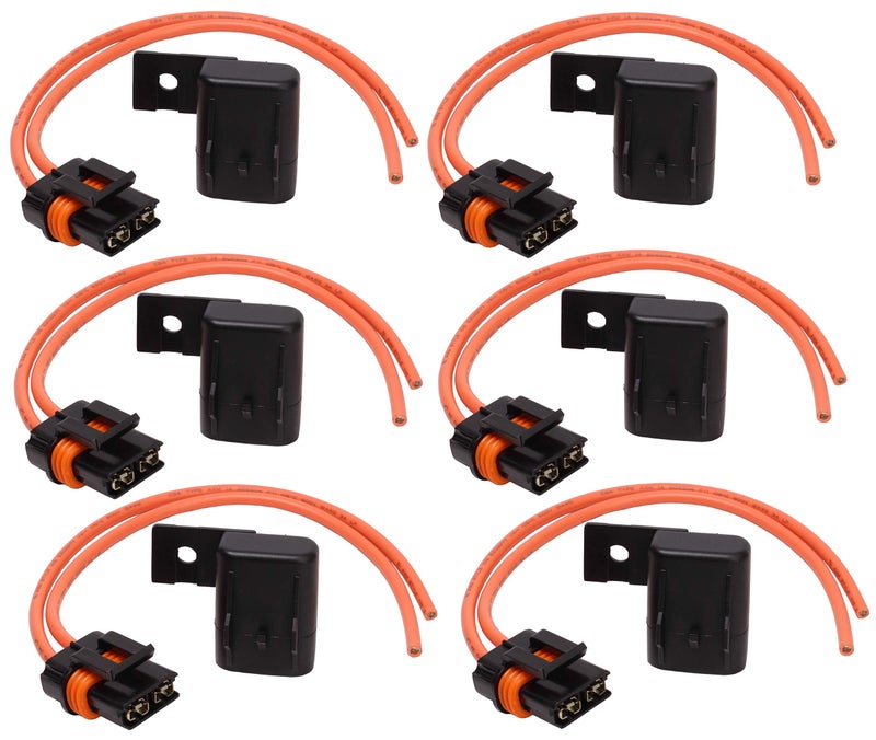 Fastronix Solutions Fastronix Automotive/Marine Waterproof Blade Style ATO/ATC Fuse Holder with Cover 6 Pack - Image 1